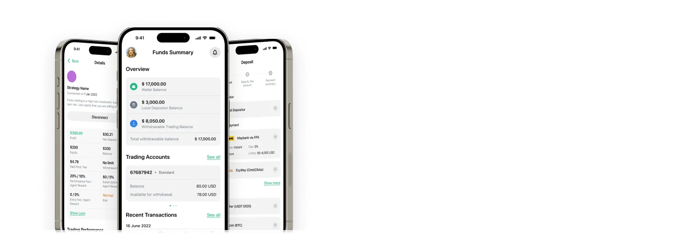 Tampilan aplikasi Valetax di beberapa layar HP